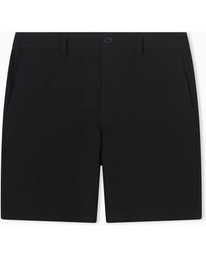 ARMANI EXCHANGE Cotton Bermuda Shorts - Black