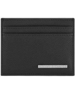 ARMANI EXCHANGE Smooth Texture Card Holder - White