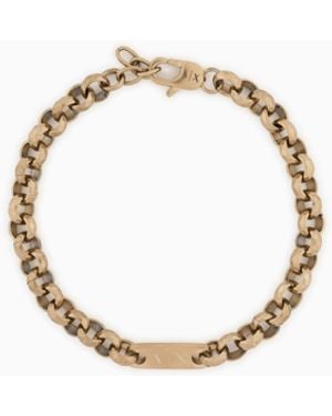 ARMANI EXCHANGE Stainless Steel Chain Bracelet - Metallic