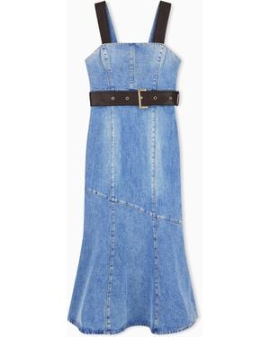 ARMANI EXCHANGE Slim-Fit Dress - Blue