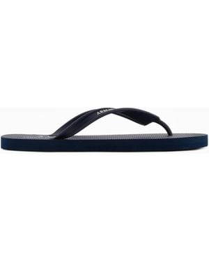 ARMANI EXCHANGE Gummi Flip-Flops Mit Strukturierter Sohle Goa - Weiß
