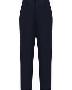 ARMANI EXCHANGE Stretch Cotton Chinos - Blue