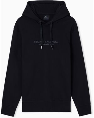 ARMANI EXCHANGE Basic Hoodie - Blue