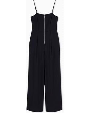 ARMANI EXCHANGE Slim Fit Jumpsuit - Blue