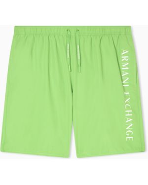 ARMANI EXCHANGE Swimsuit With Side Logo - Grey