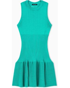 ARMANI EXCHANGE Slim Fit Dress - Blue