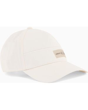 ARMANI EXCHANGE Cotton Hat - White