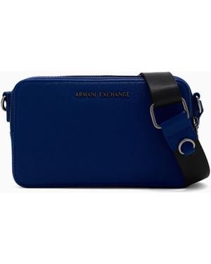 ARMANI EXCHANGE Borsa A Tracolla Piccola Con Porta Cuffie - Blu