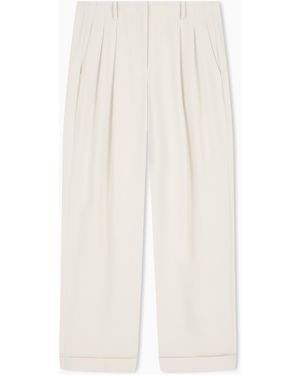 ARMANI EXCHANGE Oversized Trouser - White