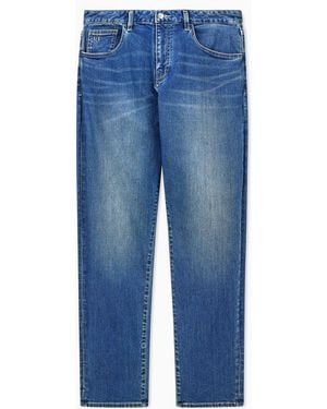 ARMANI EXCHANGE Comfort Slim-Fit Jeans - Blue