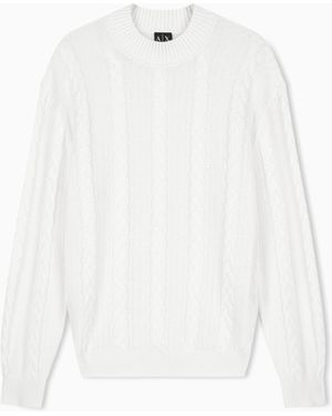 ARMANI EXCHANGE Regular Fit Pullover - White
