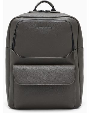 ARMANI EXCHANGE Backpack With Outside Coating - Grey