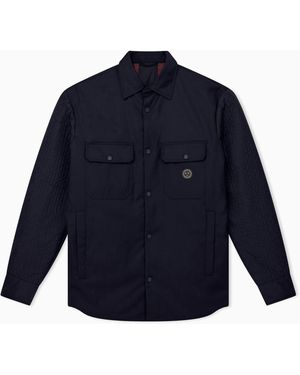ARMANI EXCHANGE Blouson Jacket - Blue