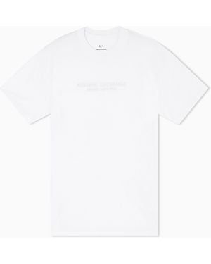 ARMANI EXCHANGE Camiseta De Corte Regular Con Logotipo - Blanco