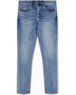 ARMANI EXCHANGE Slim-Fit 5-Pocket Jeans - Blue