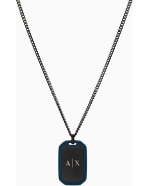 ARMANI EXCHANGE Collana Con Piastrina - Metallizzato
