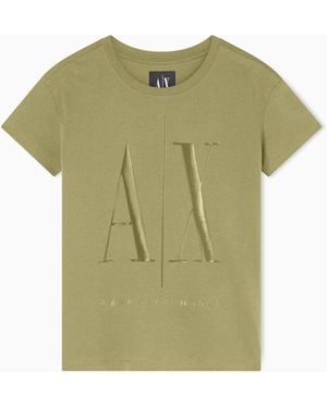 ARMANI EXCHANGE Boyfriend Fit Jersey - Green