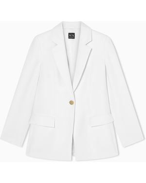 ARMANI EXCHANGE Crepe Jacket - White