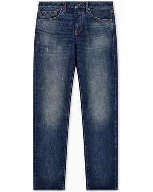 ARMANI EXCHANGE Straight Fit 5 Pockets Pant - Blue