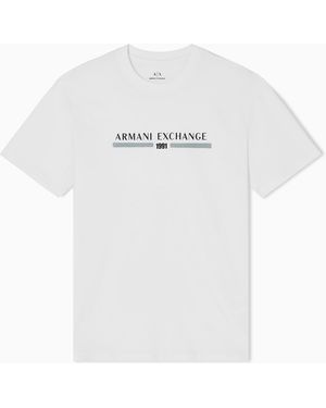 ARMANI EXCHANGE Regular Fit T-Shirts - White