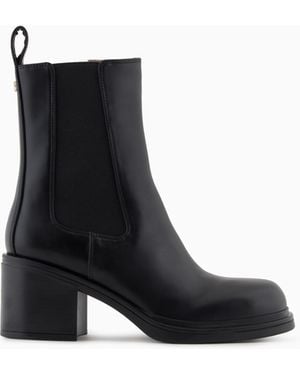 ARMANI EXCHANGE Booties - Black