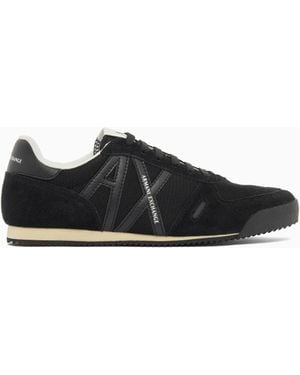 ARMANI EXCHANGE Lace-Up Trainers - White