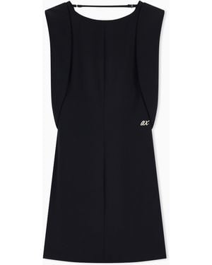ARMANI EXCHANGE Slim Fit Dress - Black