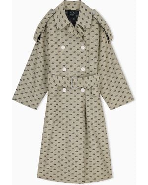 ARMANI EXCHANGE Trench Coat - White