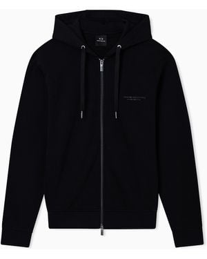 ARMANI EXCHANGE Sudadera Básica Con Cremallera - Azul