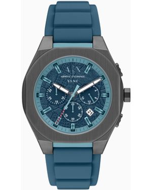 ARMANI EXCHANGE X Sync Quartz Chronograph Watch - Blue