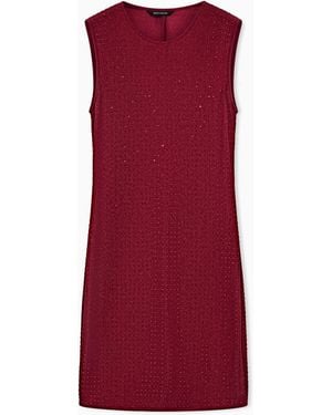 ARMANI EXCHANGE Slim Fit Dress - Red