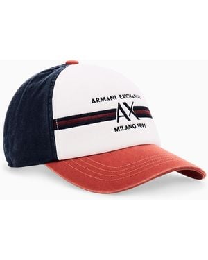 ARMANI EXCHANGE Baseball Hat - White