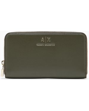 ARMANI EXCHANGE Mini Shoulder Bag With Metal Effect - Green