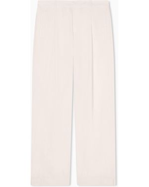 ARMANI EXCHANGE Cotton Chino Trousers - White