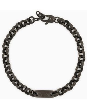 ARMANI EXCHANGE Stainless Steel Chain Bracelet - Metallic