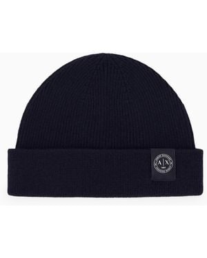 ARMANI EXCHANGE Berretto A Coste - Blu