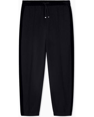 ARMANI EXCHANGE Regular Fit Trousers - Blue