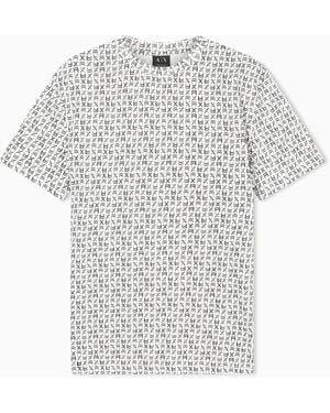 ARMANI EXCHANGE Regular Fit T-Shirt - White
