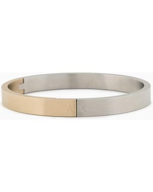 ARMANI EXCHANGE Stainless Steel Bangle Bracelet - White