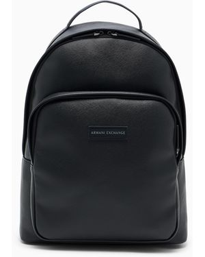 ARMANI EXCHANGE Zaino Thiago Con Tasca Frontale E Spallacci Regolabili - Nero
