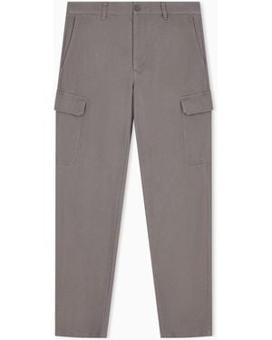 ARMANI EXCHANGE Regular Fit Trousers - Grey