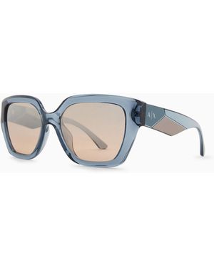 ARMANI EXCHANGE Square Sunglasses - Metallic
