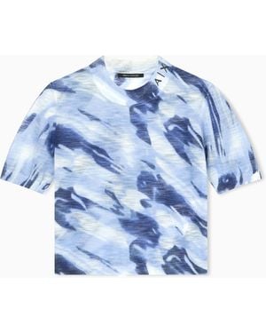 ARMANI EXCHANGE Top Tricot - Blue