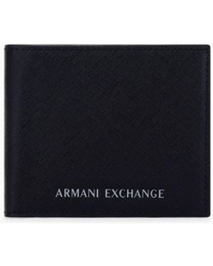 ARMANI EXCHANGE Bifold Wallet With A Coin Pocket - White