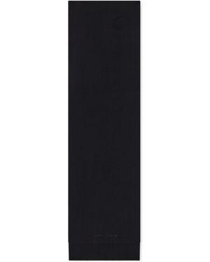 ARMANI EXCHANGE Bufandas Largas De Lana Virgen Con Logo Essential - Negro