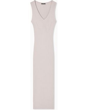 ARMANI EXCHANGE Long Dress - White