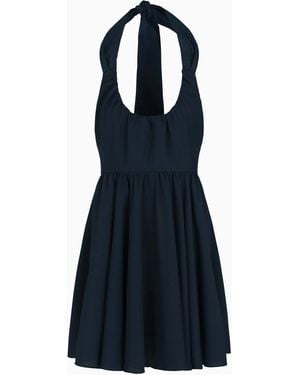ARMANI EXCHANGE Abito Corto Con Fiocco Asv - Blu