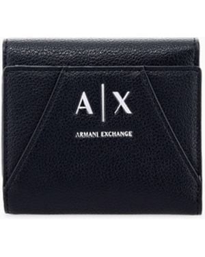 ARMANI EXCHANGE Geldbörse Mit Logo Und Fächern Für Karten Und Bargeld - Blau