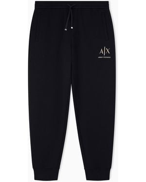 ARMANI EXCHANGE Jogginghose Regular Fit Aus Stretch-Baumwolle Mit Kordelzug - Blau
