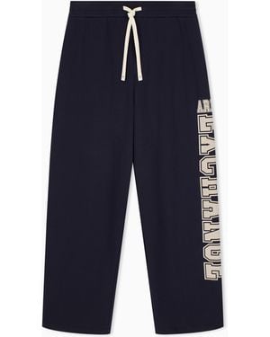 ARMANI EXCHANGE Oversized Trousers - Blue